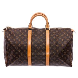 Louis Vuitton Monogram Keepall 50 Duffel