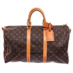 Louis Vuitton Monogram Keepall Bandouliere 45 Duffel
