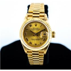 Rolex Datejust President 18k Watch