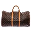 Image 1 : Louis Vuitton Monogram Keepall 55 Duffel