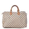 Image 1 : Louis Vuitton Damier Azur Speedy 35 Handbag