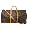 Image 1 : Louis Vuitton Monogram Keepall 55 Bandouliere Duffel