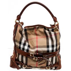 Burberry Check Hobo Bag