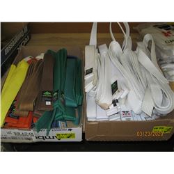2 BOXES MARTIAL ARTS BELTS