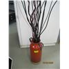 Image 1 : POTTERY TALL VASE WITH STICKS -11