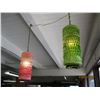 Image 1 : PAIR HANGING 70s LIGHTS -8