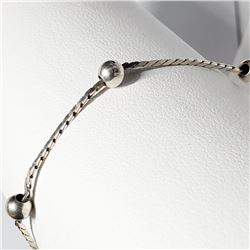Silver Ball Bracelet Bracelet, Made in Canada