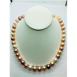 Silver Freshwater Pearl Necklace (~length 17cm) (~weight 54.1g), Made in Canada, Suggested Retail Va
