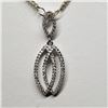 Image 2 : Silver With Chain Pendant, Made in Canada, Suggested Retail Value $80