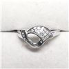 Image 3 : Silver Cubic Zirconia Ring (~Size 7)(Ring is resizable for $40) (~weight 2g), Made in Canada, Sugges