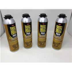 Great Stuff Pro Polyurethane Foam Adhesive (4 x 751g)