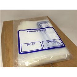 9in x 12in Clear Printed Bags