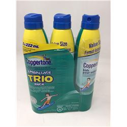 Coppertone Kids SPF 60 Sunscreen Spray Lotion (3 x 222ml)