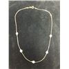 Image 1 : Gold Plated Necklace with Pearls