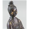 Image 5 : Chinese Red Copper Gilt Patron Statue Wanli MK