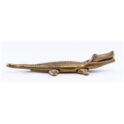 European Bronze Alligator Nutcracker