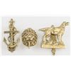 Image 1 : 3 Assorted Metal Door Lockers
