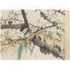 Image 5 : Framed Chinese Watercolor Painting Sparrows