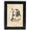 Image 2 : Louisa Corbaux Lithograph Paper Signed Dated 1852