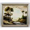Image 2 : 19/20th C. Oil on Canvas Pastoral Scene Unsigned