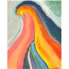 Image 1 : Georgia O'Keeffe American Modernist Oil on Canvas