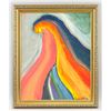 Image 2 : Georgia O'Keeffe American Modernist Oil on Canvas