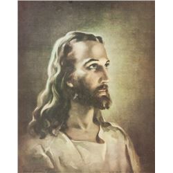 Warner Sallman American 1968 Print Head of Christ