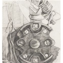 Rene Magritte Belgian Surrealist Pencil on Paper
