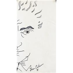 Jean Cocteau French Cubist Ink on Paper