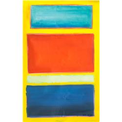 Mark Rothko American Abstract Acrylic on Canvas