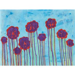 Cy Twombly American Abstract Oil on Canvas