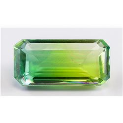 28.95ct Emerald Cut Green to Lemon Ametrine GGL