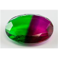 37.25ct Oval Cut Pink and Green Ametrine GGL