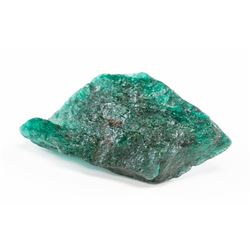 129.35 Ct Raw Green Emerald Gemstone GGL