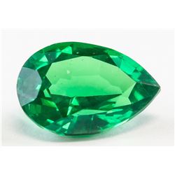 8.75 Ct Pear Cut Green Garnet Gemstone GGL
