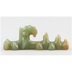 Chinese Jade Carved Brush Rest