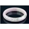 Image 1 : Burma Fine Lavender Jadeite Carved Bangle