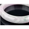 Image 2 : Burma Fine Lavender Jadeite Carved Bangle