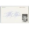 Image 1 : Marty Marion Autographed Cut Card with COA