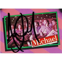 Michael Jackson Autographed Card JSA Letter