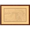 Image 19 : Set of 5 Framed Civil War Maps Published 1891-95