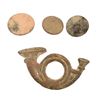 Image 1 : Alamo Battlefield Relic Horn Badge & Buttons