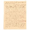 Image 1 : Republic of Texas Goliad Francis Gilkinson Letter