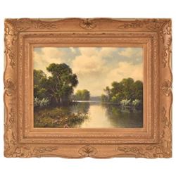 A.D. Greer Original Landscape Oil Painting