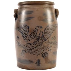 Hamilton & Co / Eagle Pottery 4 Gallon Crock