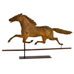 1880's Copper Smuggler Horse Weathervane