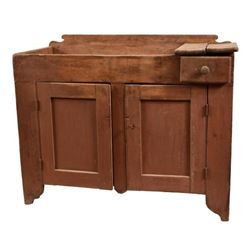 Antique Painted Dry Sink