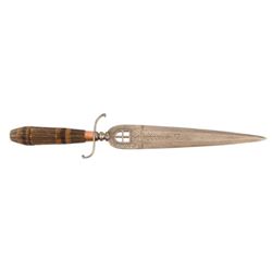 Double Edged Dagger with Horn Handle