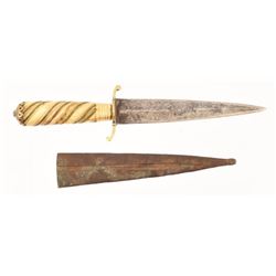 Spanish Colonial Dagger with Sheath
