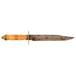 American Bowie Knife with Bone Handle